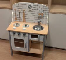 Deluxe Wooden Play Kitchen