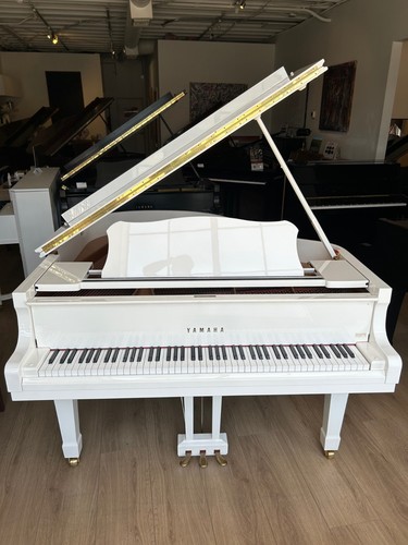 White yamaha grand - white, c1