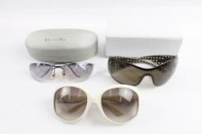 Collection of Dior Sunglasses Cased & Loose 60's Bug Eye & Y2K Designs