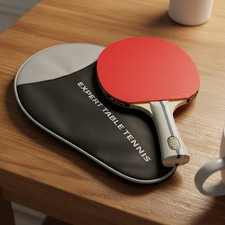 Palio Expert 3.0 Table Tennis Bat & Case - ITTF Approved, Beginner Ping Pong