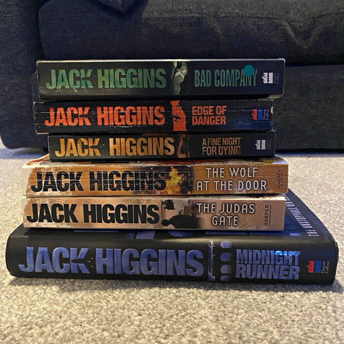 Jack higgins paperback lot - higgins,