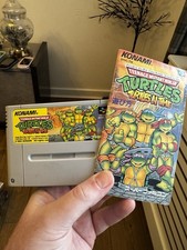 Turtles In Time & manual Super Nintendo SNES Super Famicom SNES JAPANESE NTSC