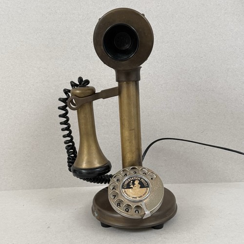 Vintage brass candlestick - brass,