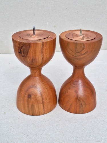 Pair midcentury modern wood - midcentury,