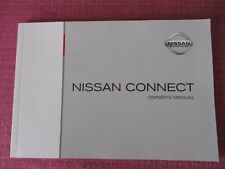 2016 NISSAN CONNECT SAT NAV NAVIGATION & AUDIO HANDBOOK. NAVARA - X-TRAIL - JUKE