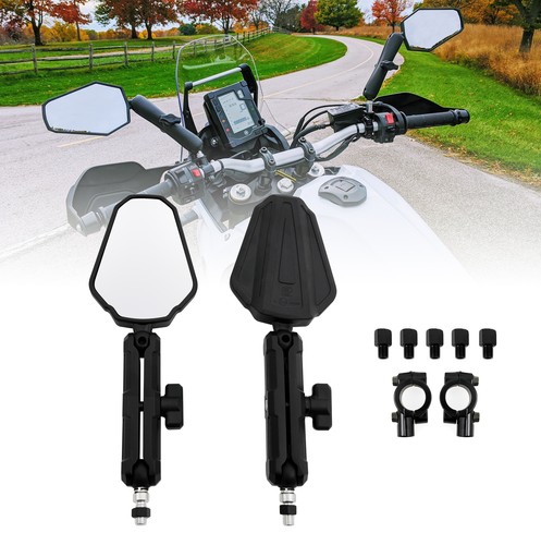 Motorcycle side mirrors - side,