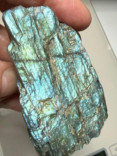Raw labradorite freeform a18 - labradorite,