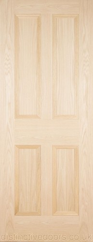 Oak victorian flat panel - oak, 4