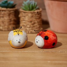 Ceramic Bee/Ladybird Garden