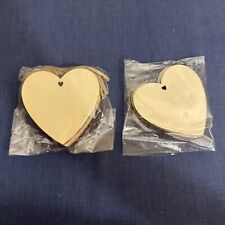 2mm Plywood Wooden Heart Blanks (approx 14) For Pyrography Or Laser Engraving