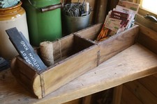 Reclaimed Wooden DOUBLE Brick Mould. Succulent Planter, Table Display, Storage