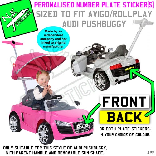 Personalised kids number plate - personalised,