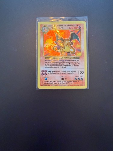 Pokémon charizard 102 base - pokémon, 4/102