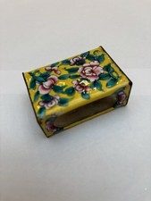Small match box ornate vibrant - match,