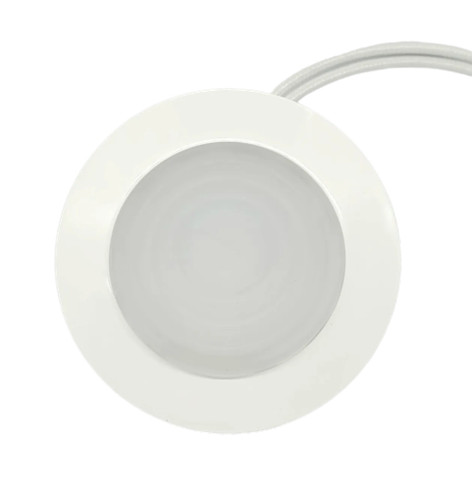 Avondale white downlight - white, cone