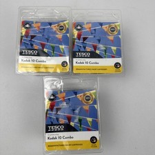 (Tesco Kodak K10 Printer Ink) Cartridge Combo - Black & Colour X3 L@@k!!