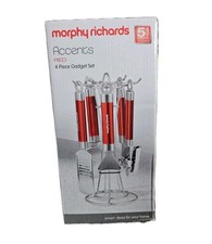 New Morphy Richards Accents 4 Piece Kitchen Gadget Set - Stainless Steel