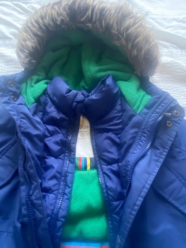 Boden children blue parka - blue,
