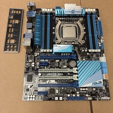 ASUS P9X79 PRO LGA2011 DDR3 ATX Motherboard W / i7 3820 CPU & I/O Shield Bracket