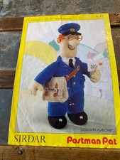 Sirdar Postman Pat 15" Toy Knitting Pattern Alan Dart DK 4117 RARE
