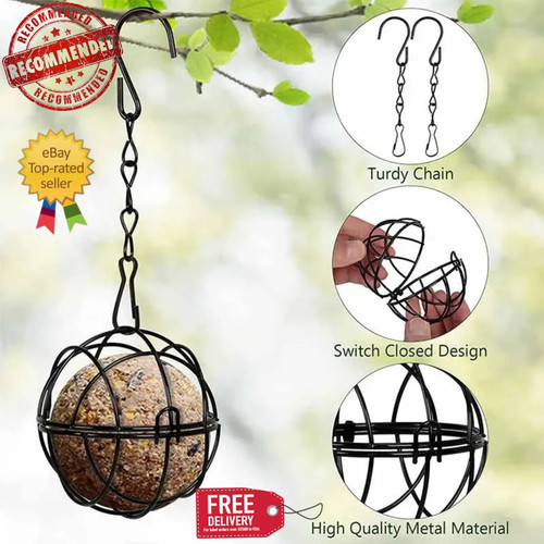 Metal suet fat ball - fat,