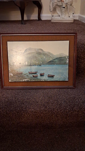 Kevin platt framed seascape - framed,