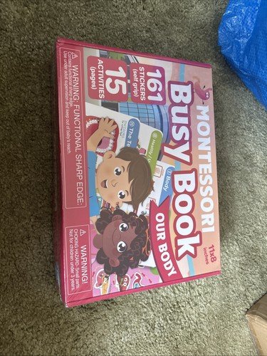 Busy book our body - book,