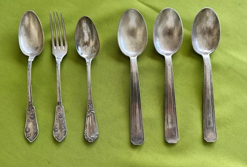 Assorted vintage silver plated - vintage,