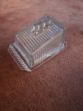 Vintage Art Deco Glass Lidded