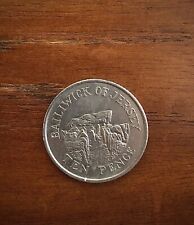 Very Rare 1992 Bailiwick Of Jersey 10p  Ten Pence Coin Circulated Collectable