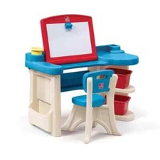 Step2 Studio Art study Desk Children's Craft Table Stool + free Kew Garden x4