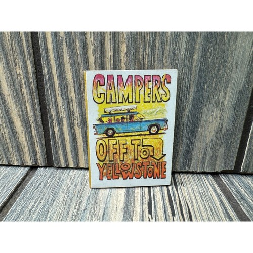 Vtg campers off to - "campers,