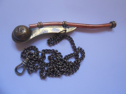 Bosun whistle copper and - whistle,