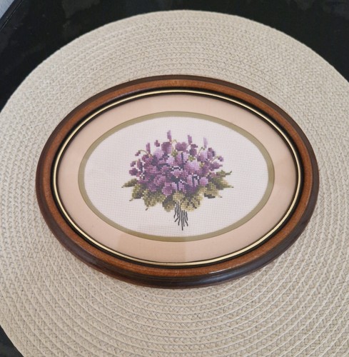 Vintage floral needlepoint - floral,