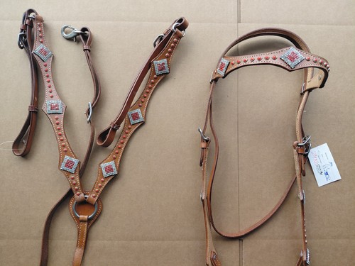 Western headstall breast - western,