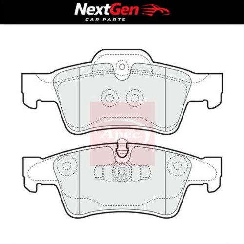 Rear brake pads apec for - pads,