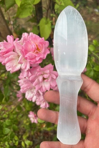 Crystal selenite dagger - crystal,