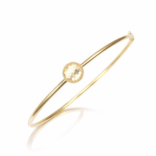 18ct gold bangle minimalist - 18ct,
