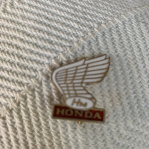 Honda motorcycle pin badge
