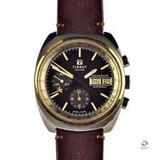 Tissot Navigator Gold and Steel Automatic with Day and Date Chronograph c.1971