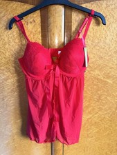 Women’s Red Open Front