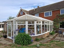 Large used PVC white conservatory- buyer dismantles. Open to offers.
