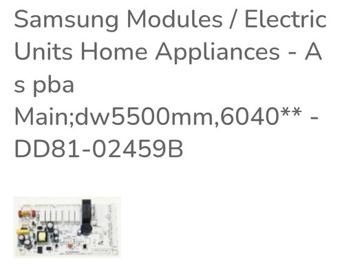 Dd81 02459b samsung dishwasher - dd81-02459b,