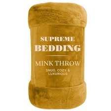 Large Luxury Faux Fur Throw