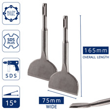 2 x SDS 75mm Wide Cranked Tile