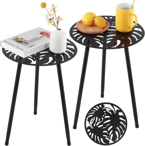 Pack small metal side tables - 2-pack,
