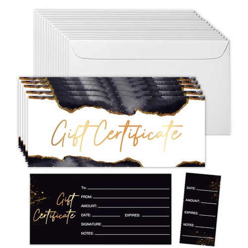 Sets gift certificates for - 50,