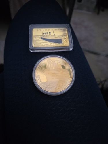 Titanic 1912 gold plated - titanic,