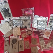42 Packs of Chip board Embellishments. Card Making, Scrapbooking