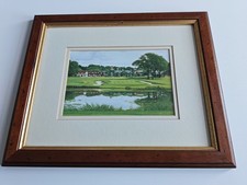Vintage Print - Golf Scene by